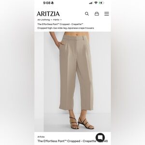 Aritzia The Effortless Pant™ Cropped - Crepette